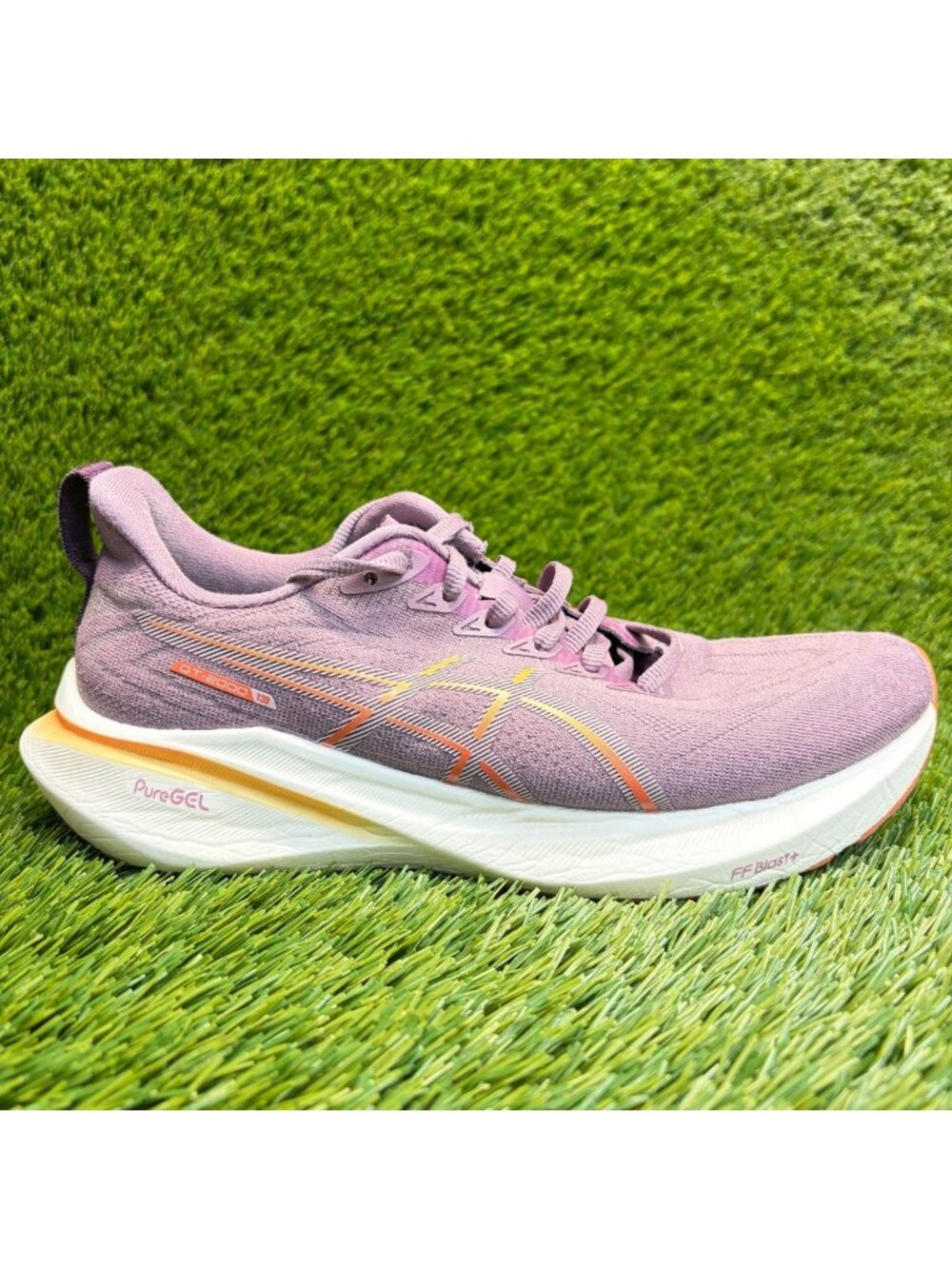 Asics GT-2000 13 Womens Size 7.5D Purple White Athletic Running Shoes Sneakers